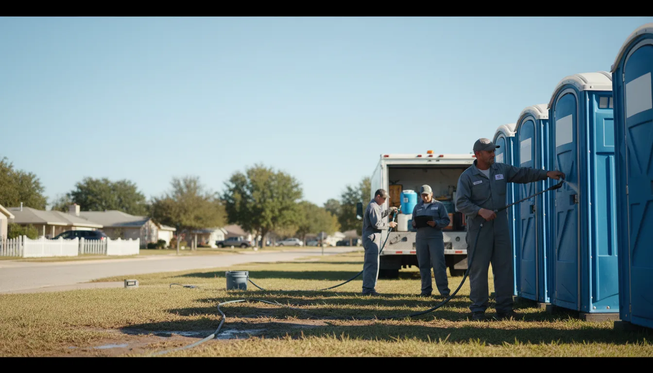 Long-Term Portable Toilet Rental in Falkville, AL near me